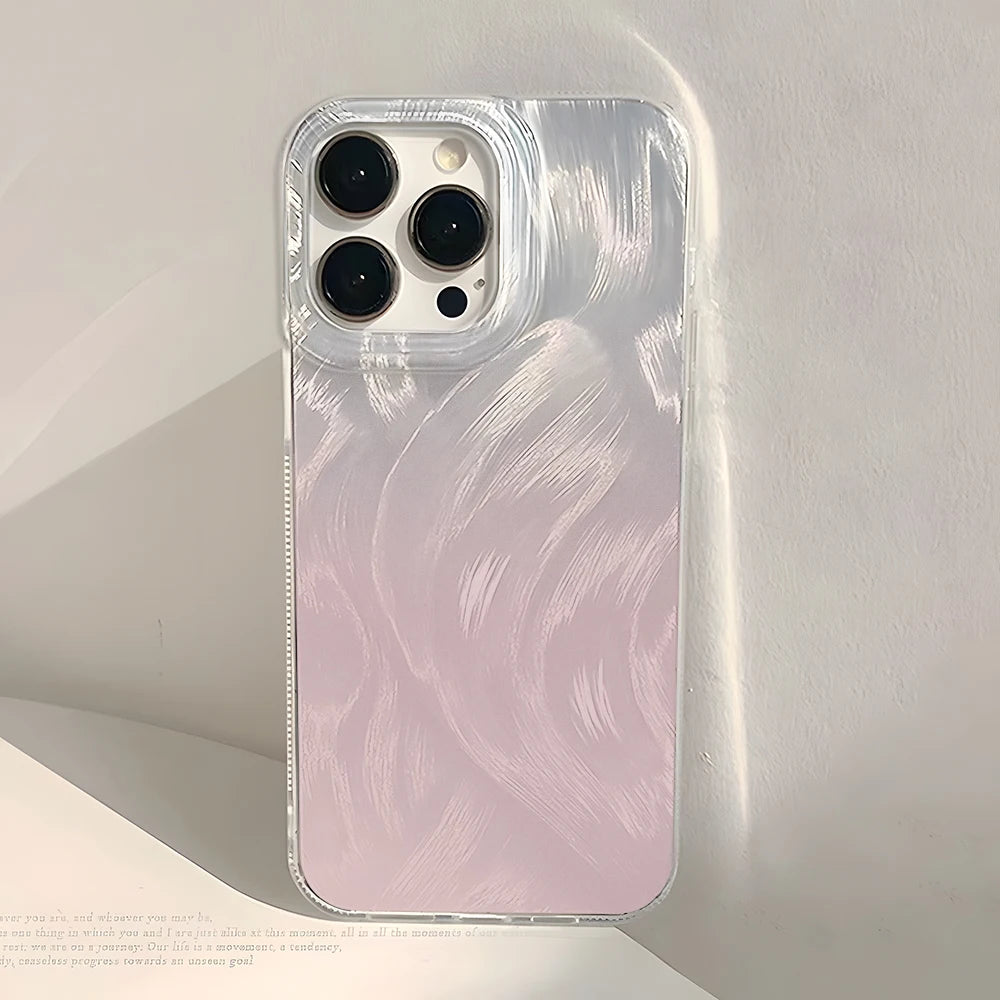 ニュアンス ウェーブ ブラシ グラデーション iPhoneケース #260221