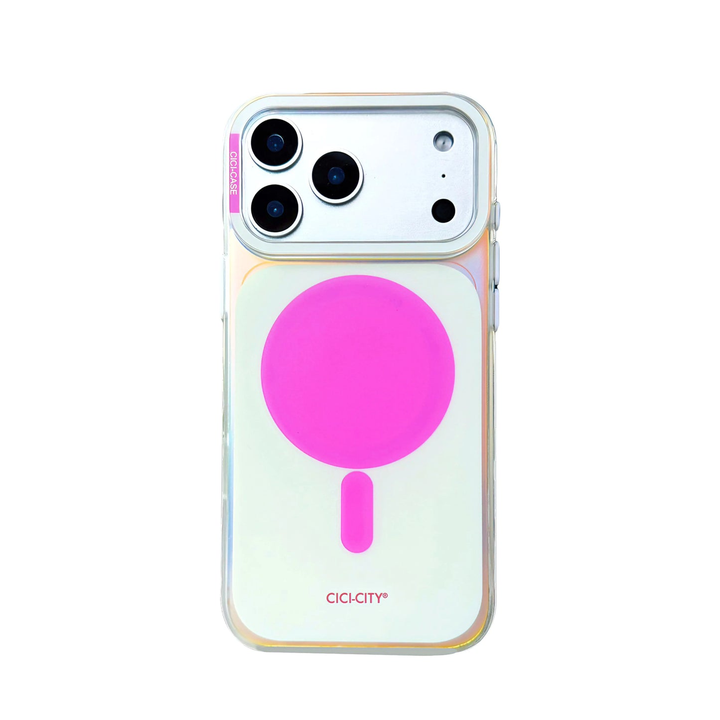 【ネオンポップ】 iPhoneケース クリア ｜Magnet内蔵 グリップ付き #260525