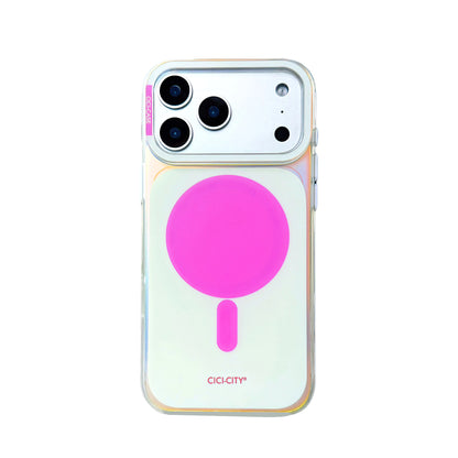【ネオンポップ】 iPhoneケース クリア ｜Magnet内蔵 グリップ付き #260525