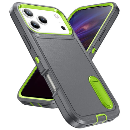 スタンド付き 耐衝撃 iPhoneケース｜折りたたみキックスタンド ネオンバイカラー #240109