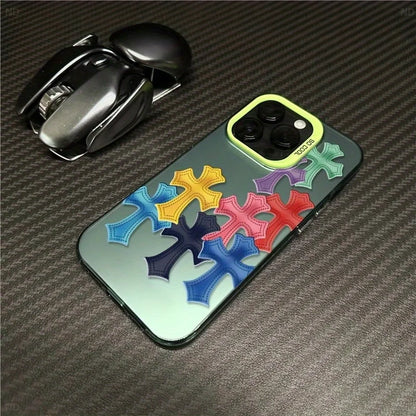 カラフルクロス パッチワークデザイン｜iPhone対応 #260123