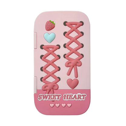 【ラブリーミラーハート】キュートハート×ミラー付き スマホケース｜iPhone対応 #240816