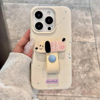 キャラクターベルト付き iPhoneケース｜動物・パステル・可愛い #261060