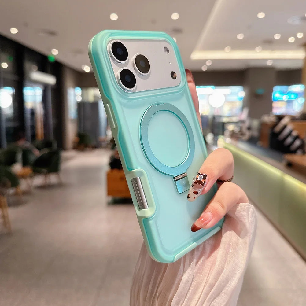 半透明 マグネット内蔵 iPhoneケース (全12色) トレンディ・アクティブ #261195