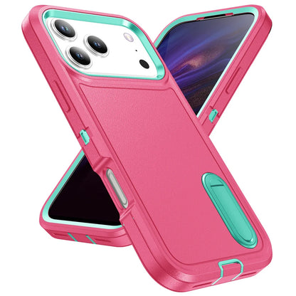 スタンド付き 耐衝撃 iPhoneケース｜折りたたみキックスタンド ネオンバイカラー #240109