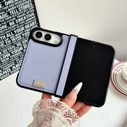 iPhone Duo メタルプレートモチーフケース (全7色) トレンド・カジュアル #261204