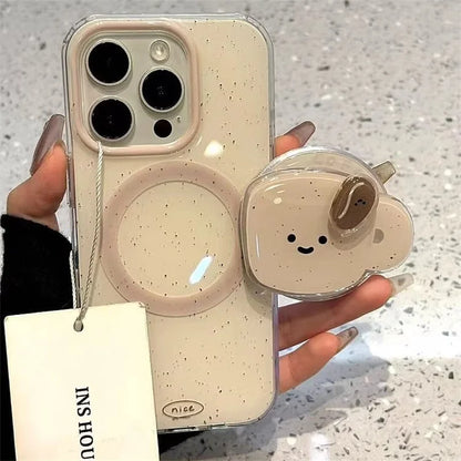 【コーヒーカップモチーフ】iPhoneケース ナチュラル・カフェ おしゃれ PCA #261185