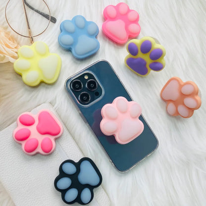 スマホグリップ｜ぷにぷに 肉球デザイン スマホスタンド 落下防止 #260420