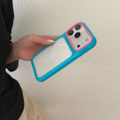 バイカラー ランヤード付き バンパー iPhoneケース｜ポップ・アクティブ #261059