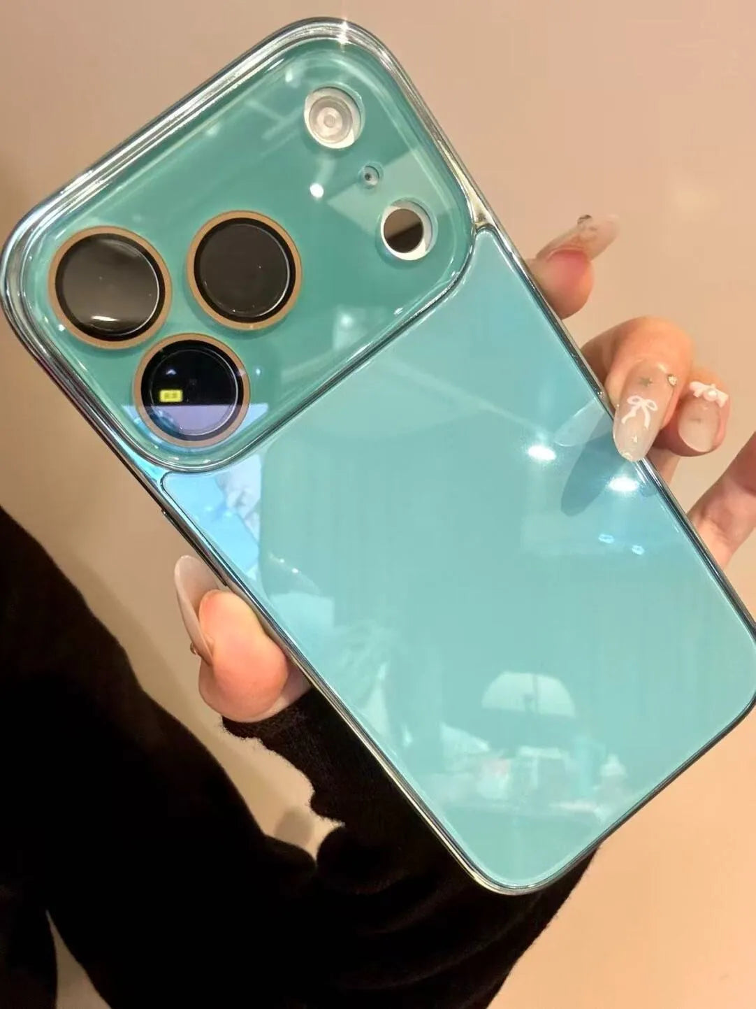 【メタリックミラー】グロスカラー × 光沢 スマホケース｜iPhone対応 #250126