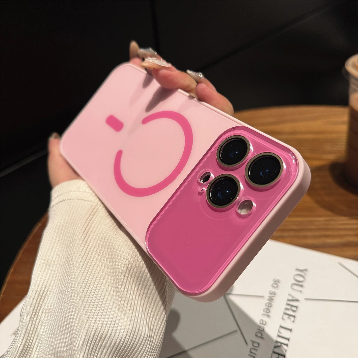 【ワイヤレス充電対応シリーズ】 シンプルおしゃれ マット スマホケース｜iPhone対応 #251104