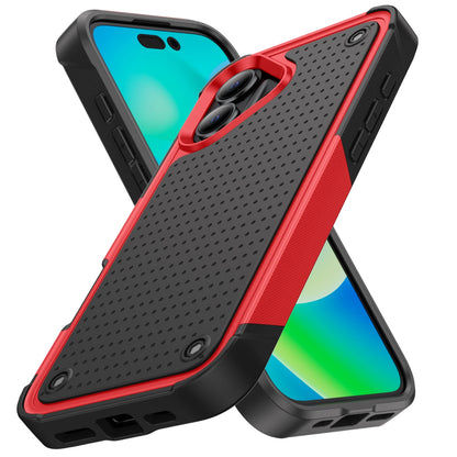 グリップデザイン 耐衝撃 iPhoneケース｜滑り止めバックパネル #240107
