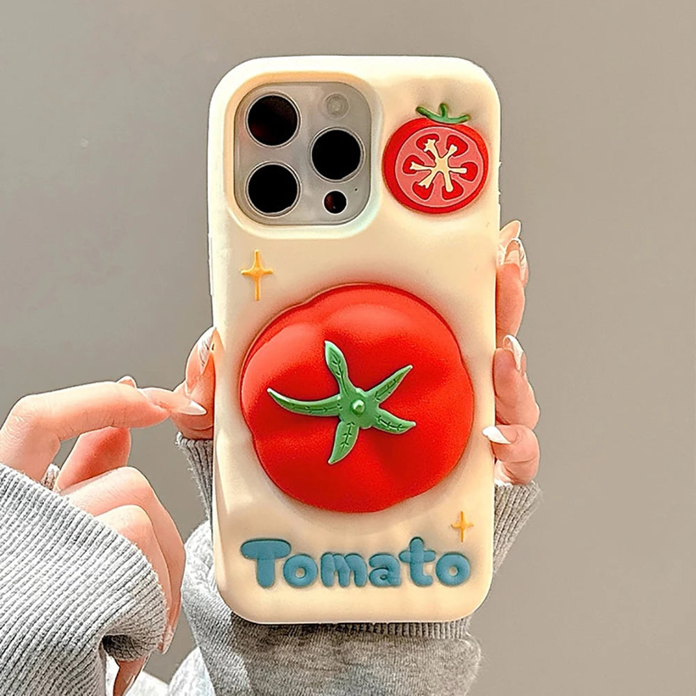 トマト　スマホケース　iphoneケース