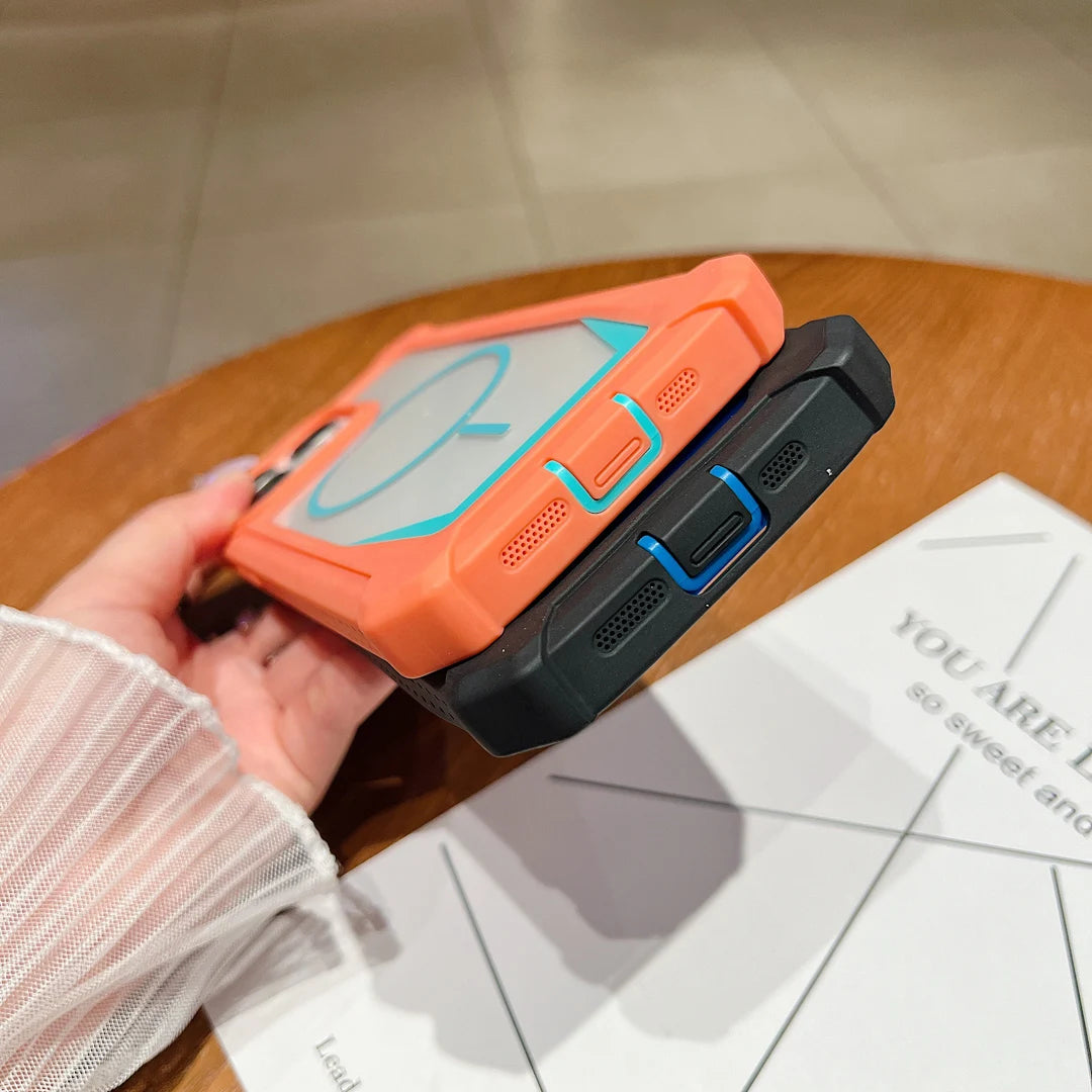 Magnet対応 iPhoneケース｜耐衝撃フレーム・クリアデザイン #240524