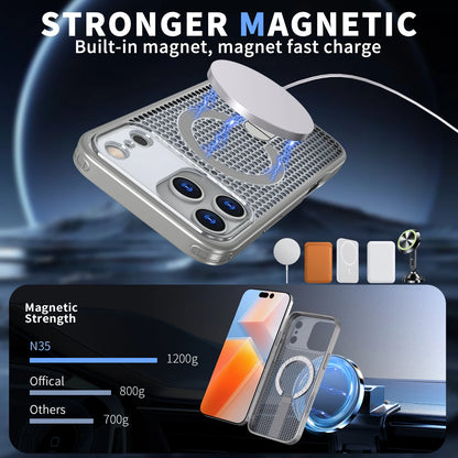 ドットメッシュ テクスチャー 折りたたみスタンド付き Magnet内蔵 iPhoneケース #260529