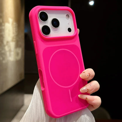 ネオンカラー MagSnet内蔵 マットバイカラー iPhoneケース｜耐衝撃・カラーフレーム #260521