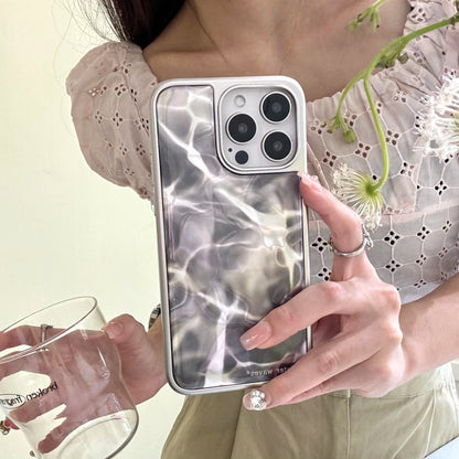 【マーメイドシリーズ】水面パール調 グラデーション 光沢デザイン スマホケース｜iPhone対応 #251222