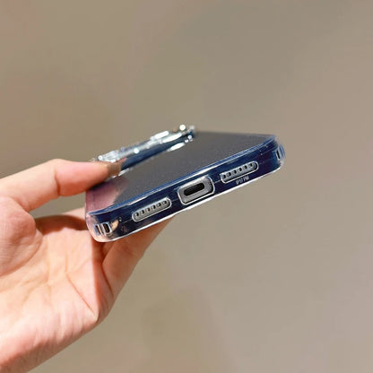 【キラキラシリーズ】ラインストーン付きグリッター スマホケース｜iPhone対応 #251116