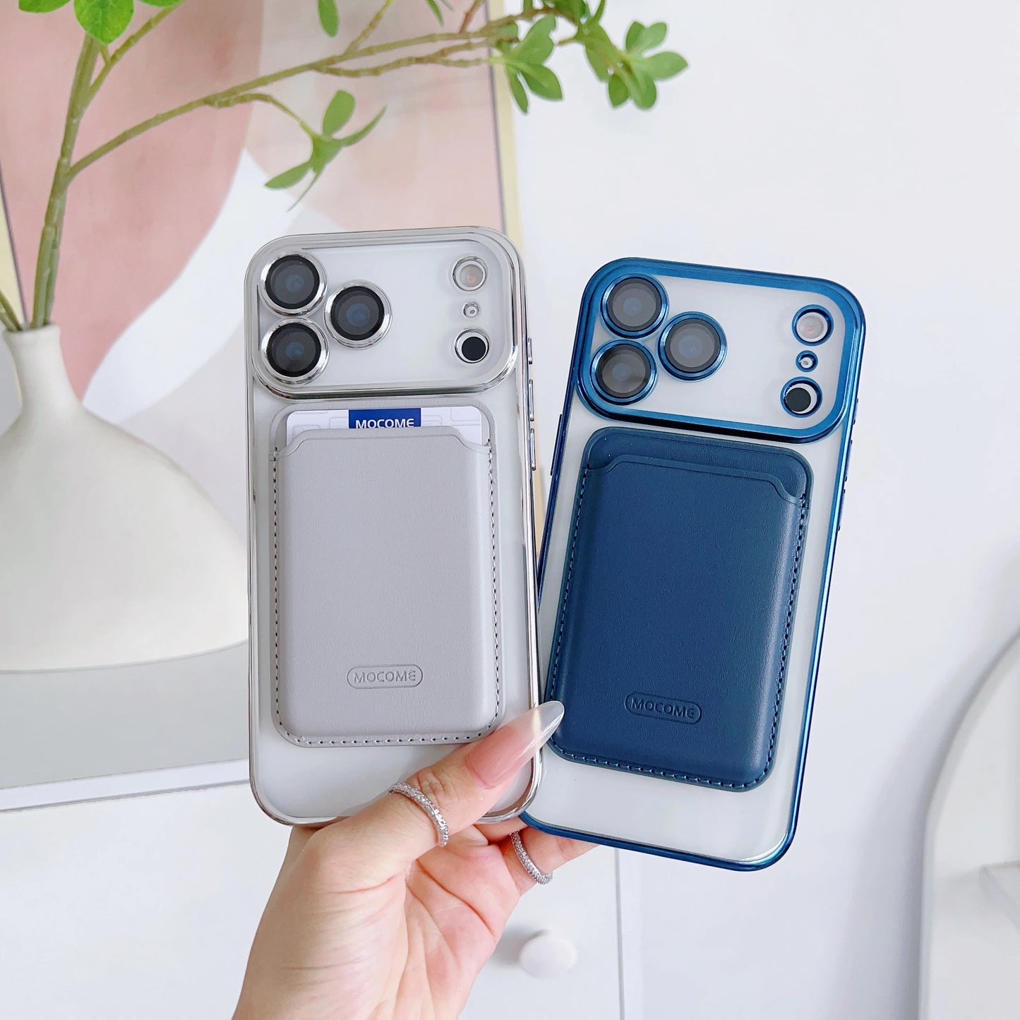 【MagSafe対応】 着脱可能 カードポケット付き クリア ススマホケース｜iPhone対応 #251219