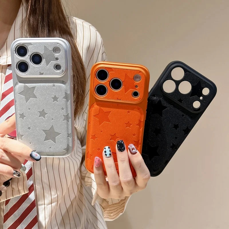 スターモチーフ iPhoneケース｜星柄デザイン・シンプルスタイル #240603