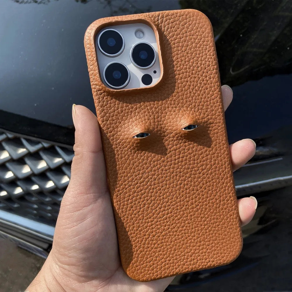 【本革シリーズ】フェイスレザースマホケース｜iPhone対応 #241015