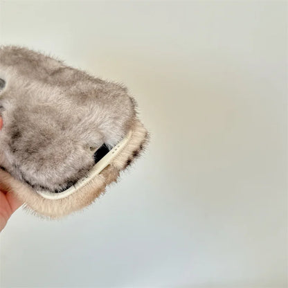 【ミャウファーキャット】猫耳カメラ × ふわふわ ファー スマホケース｜iPhone対応 #250205