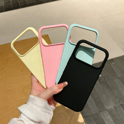 【シンプルシリーズ】マット質感 カラフル無地 スマホケース｜iPhone対応 #251029