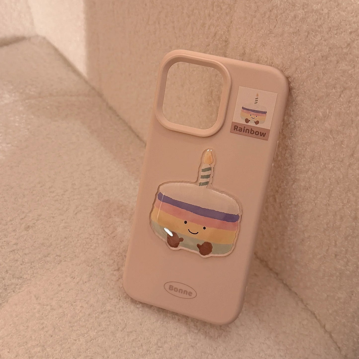 【スイーツシリーズ】キュートケーキデザイン スマホケース｜iPhone対応 #250822