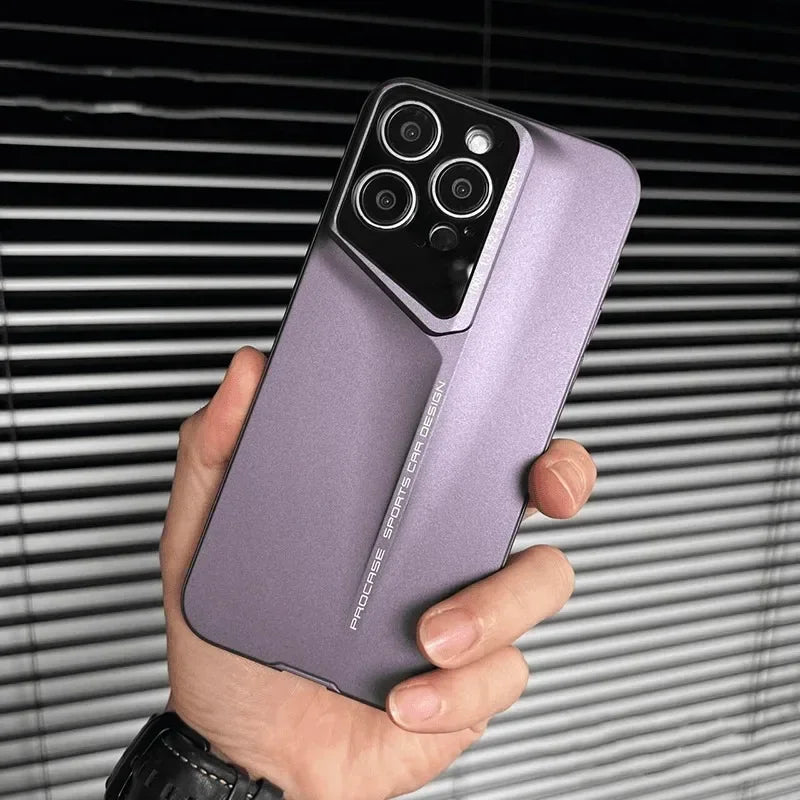 【スポーツカーシルエット】モダン マットデザイン 耐衝撃 スマホケース｜iPhone対応 #250413