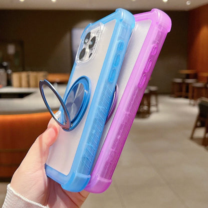 リング付き iPhoneケース｜クリアタイプ・スタンド対応 #240521