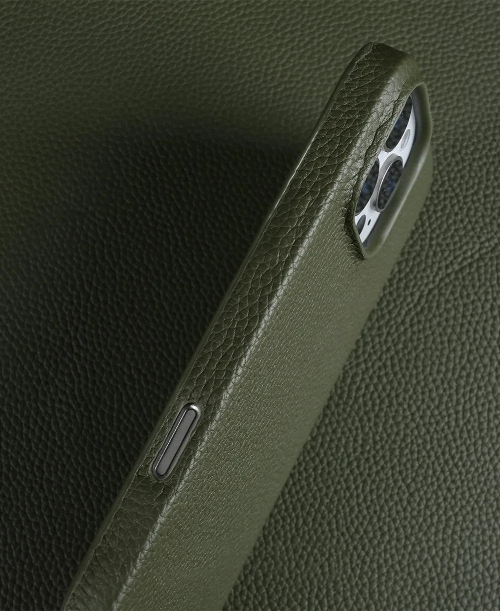 【Magnet内蔵】リアルレザー シンプル ハイグレード スマホケース｜iPhone対応 #241017