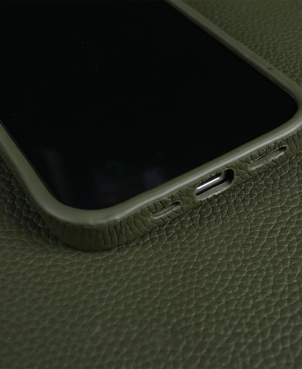 【Magnet内蔵】リアルレザー シンプル ハイグレード スマホケース｜iPhone対応 #241017