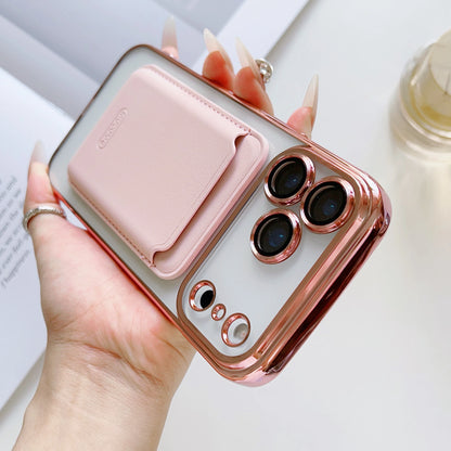 【Magnet内蔵】着脱可能 カードポケット付き クリア ススマホケース｜iPhone対応 #251219