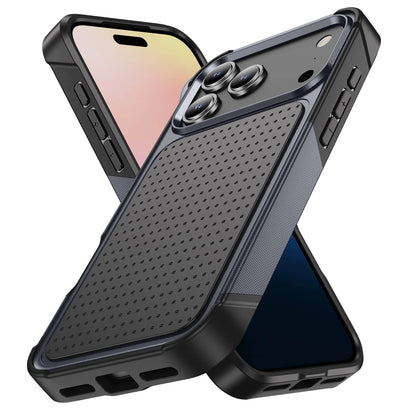 グリップデザイン 耐衝撃 iPhoneケース｜滑り止めバックパネル #240107