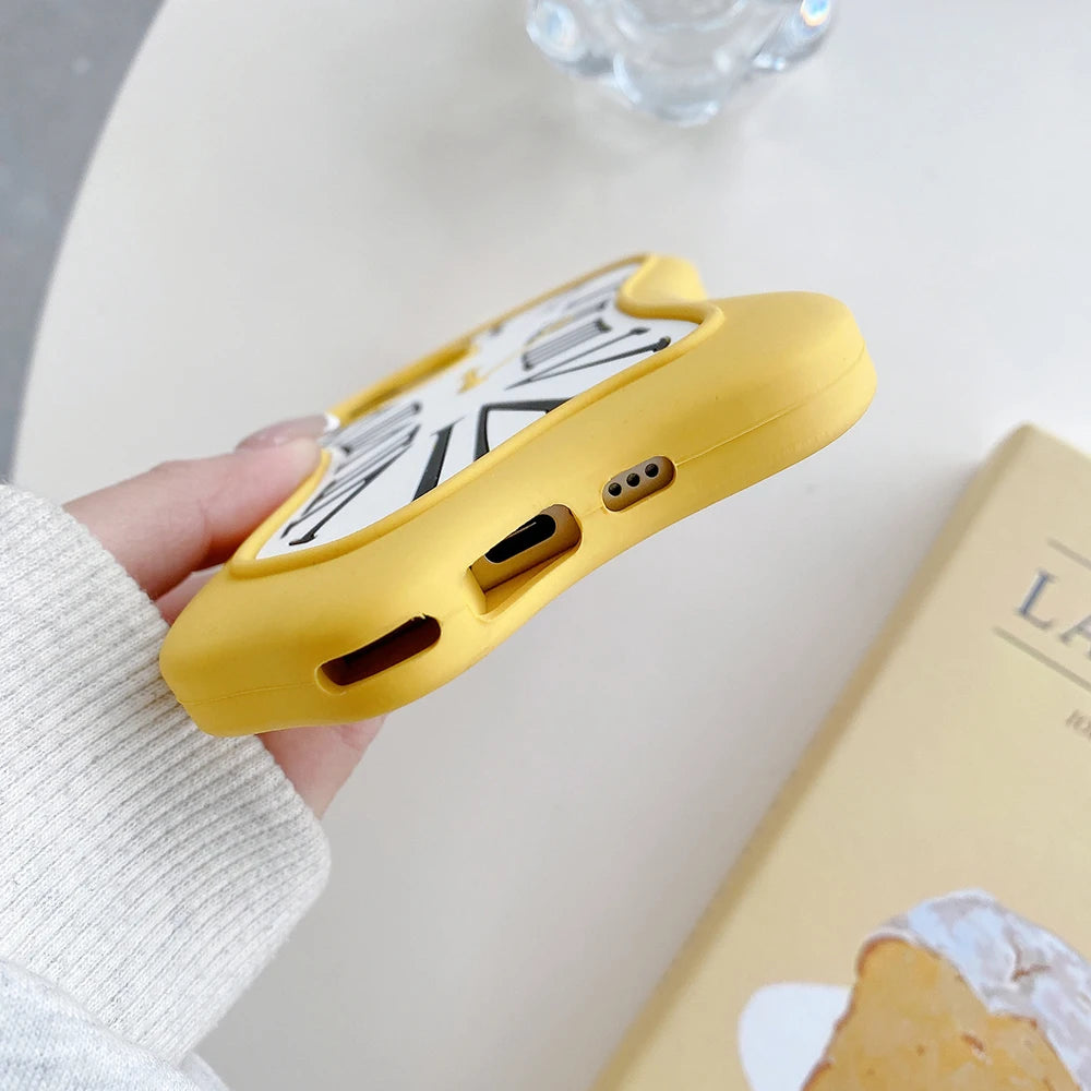 【3Dシリーズ】ユニーク時計デザイン 立体スマホケース｜iPhone対応 #250925