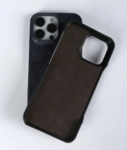 【本革シリーズ】 レザー サングラス フレンチブルドッグ 刺繍 iPhoneケース #260211