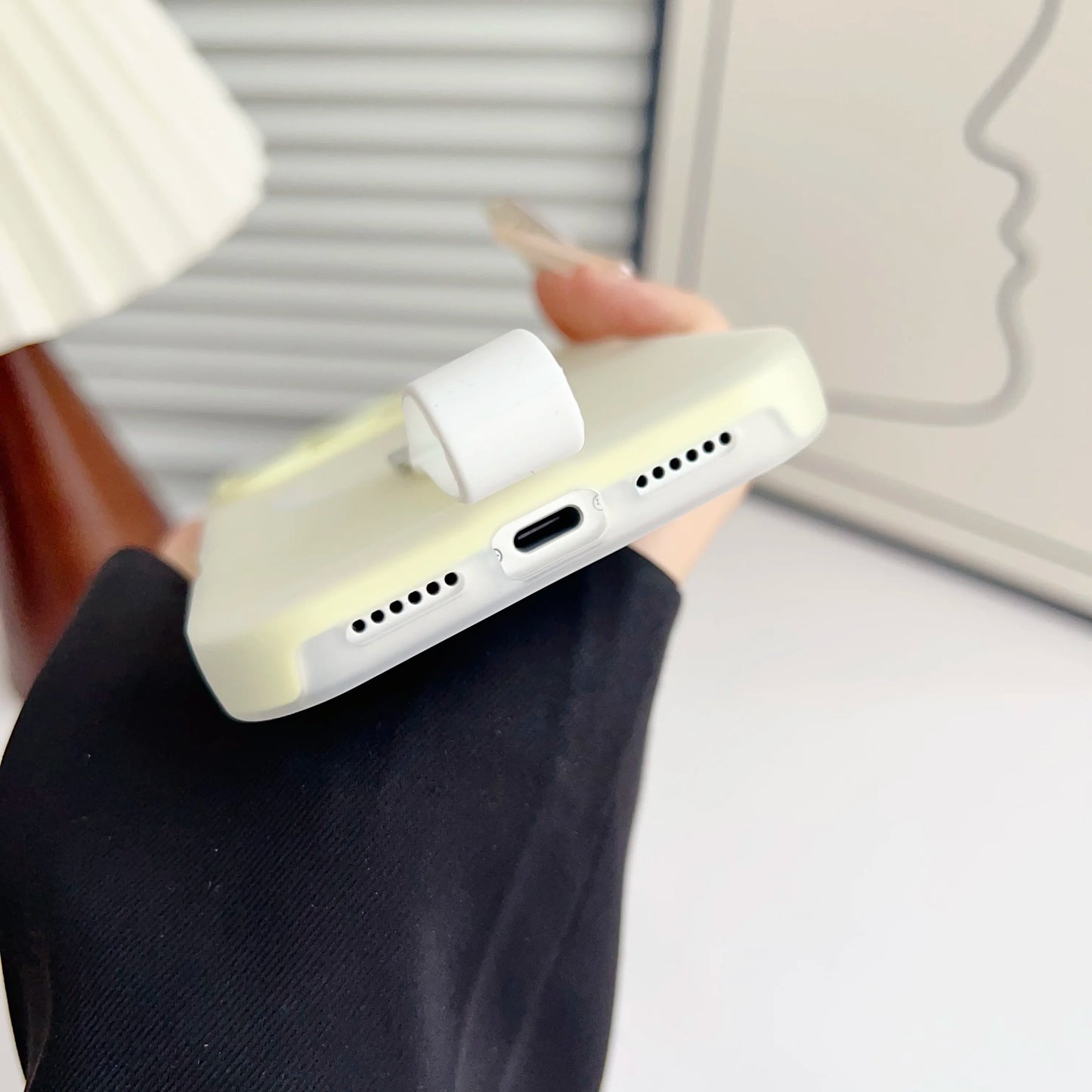 【COLORFUL PASTEL LINE】Magsafe対応 パステルリング ストラップ付きスマホケース｜iPhone対応 #250227