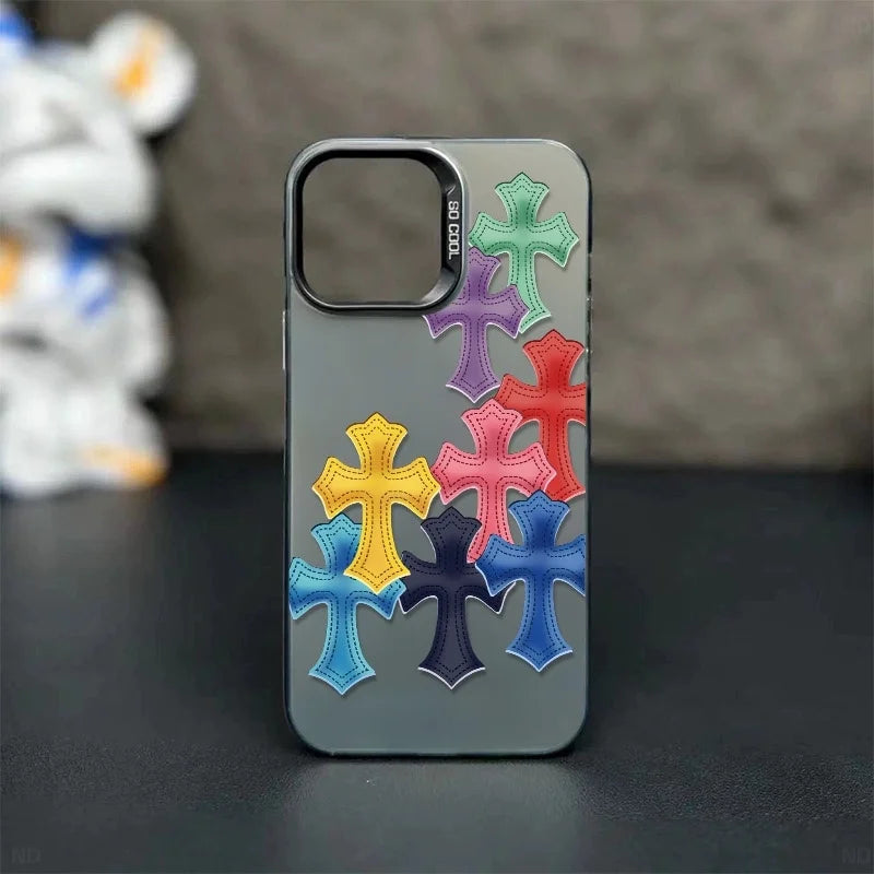 カラフルクロス パッチワークデザイン｜iPhone対応 #260123