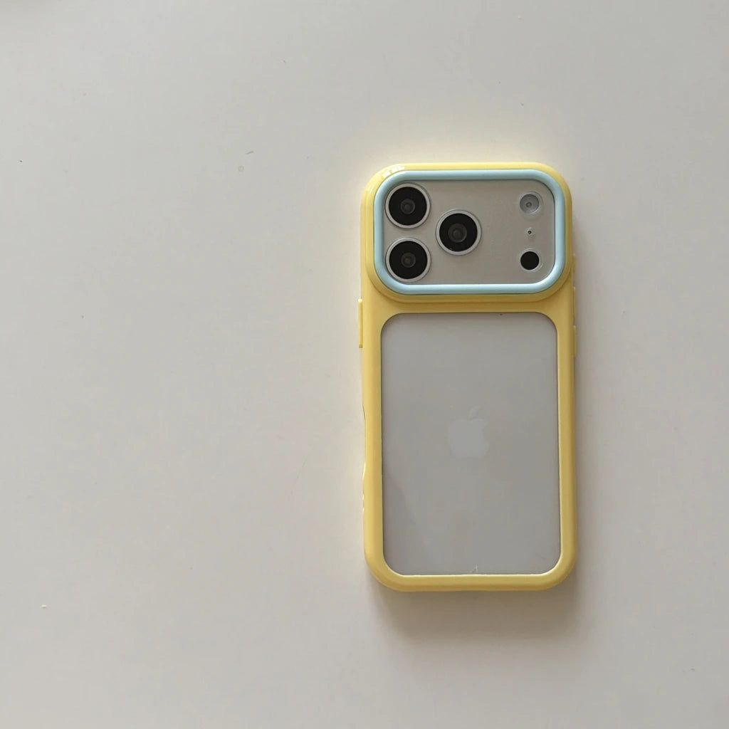 バイカラー ランヤード付き バンパー iPhoneケース｜ポップ・アクティブ #261059