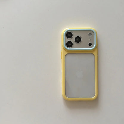 バイカラー ランヤード付き バンパー iPhoneケース｜ポップ・アクティブ #261059