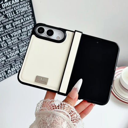 iPhone Duo メタルプレートモチーフケース (全7色) トレンド・カジュアル #261204