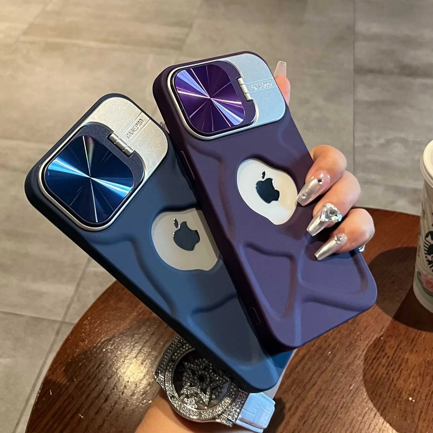耐衝撃 iPhoneケース｜カメラレンズ保護・スタンド機能付き TPUシリコン スマホカバー おしゃれ メンズ レディース｜iPhone対応 #250408