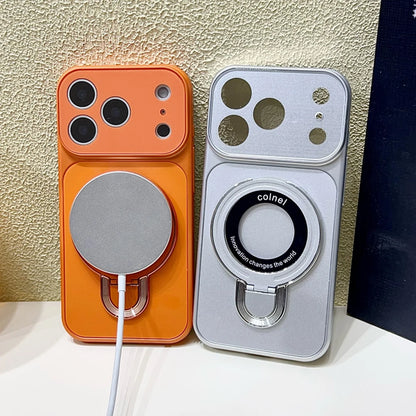 ミニマルリング マットケース｜シンプルカラー・折りたたみリング付き iPhoneケース #240402