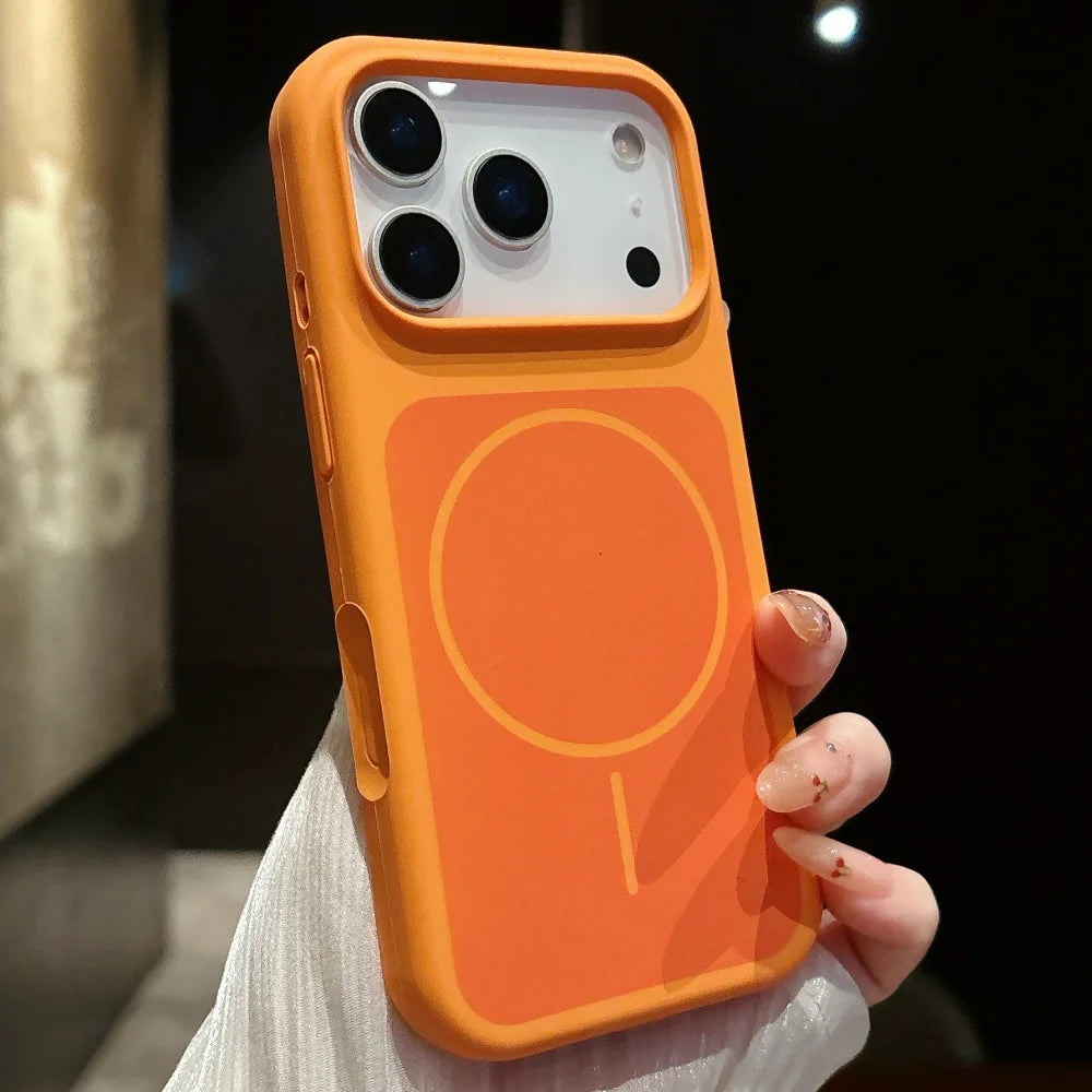 ネオンカラー MagSnet内蔵 マットバイカラー iPhoneケース｜耐衝撃・カラーフレーム #260521