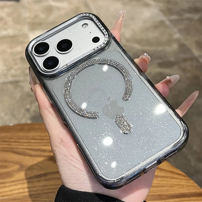 ビジューリング グリッターケース｜キラキラ×リング一体型iPhoneケース #240403