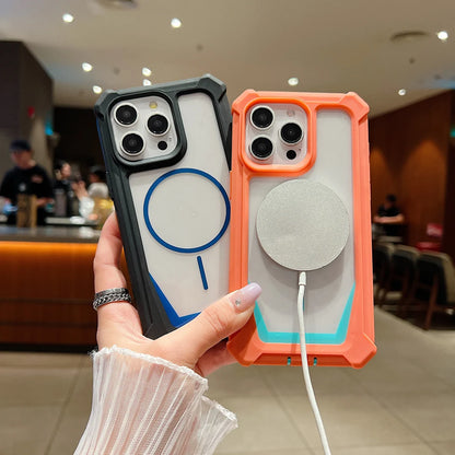 Magnet対応 iPhoneケース｜耐衝撃フレーム・クリアデザイン #240524