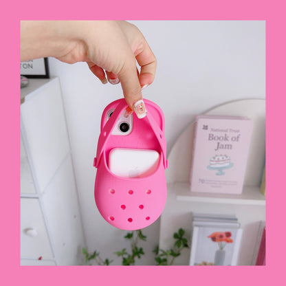 【クロッグサンダルデザイン】ユニークシューズ型 スマホケース ｜iPhone対応 #250721