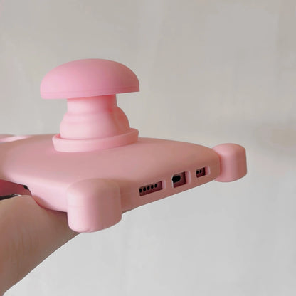 【うさぎテールデザイン】立体シリコンケース｜iPhone対応 #250715