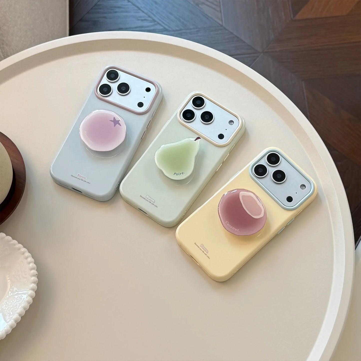 フルーツグリップ キャンディカラー iPhoneケース｜淡色パステル・ゆめかわ #260039