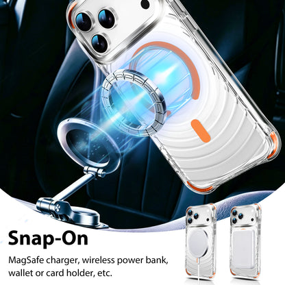 ウォーターリップル バンパー Magnet内蔵 クリアケース iPhoneケース｜耐衝撃・透明感シンプル #260042